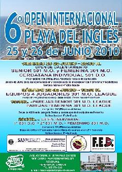 FED: 6� OPEN INTERNACIONAL PLAYA DEL INGL�S