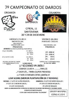 7� Campeonato de Dardos bar Dados