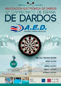 AED: 12� Campeonato de Espa�a 2014 - Dardos electr�nicos   -  PE�ISCOLA