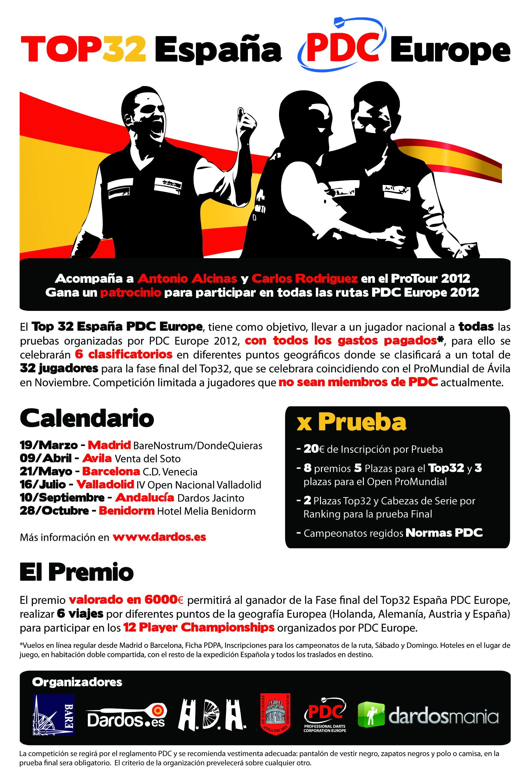 TOP 32 Espa�a PDC Europa
